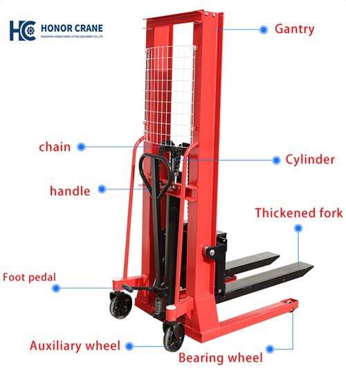 Manuel Kaldırma Forklift İstifleyici