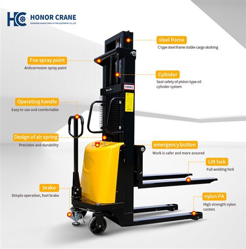 Yarı Elektrikli Hidrolik İstifleyici