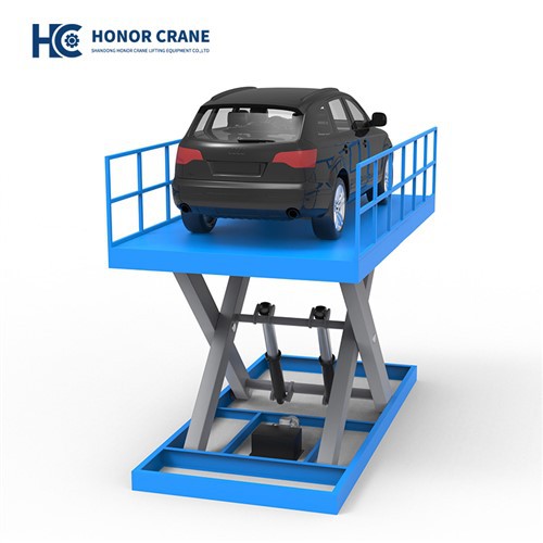 Araba Dikey Kaldırıcı Makaslı Kaldırma
